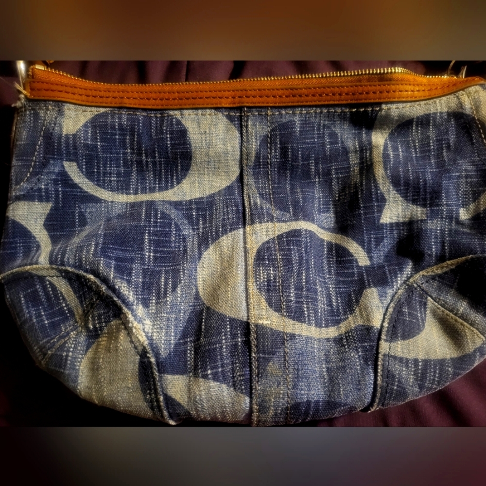 Denim Coach & Wallet Set